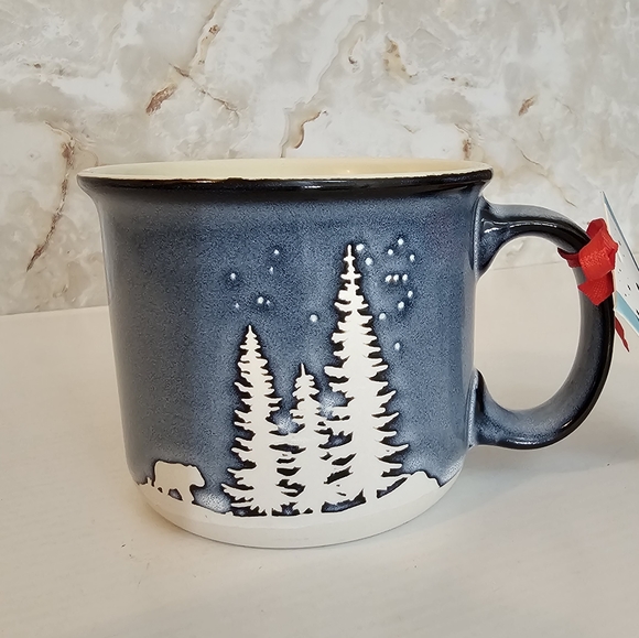 Global Design Forest Bear Holiday Coffee Mug Cup - Picture 2 of 10